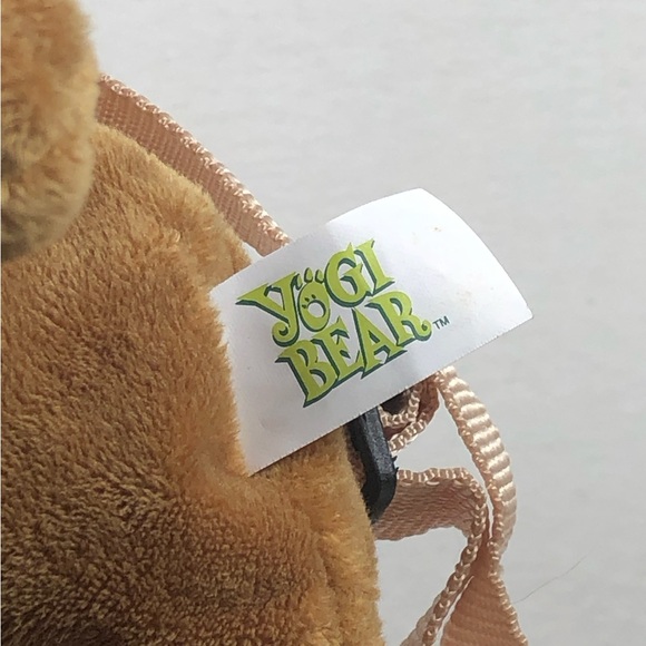 Yogi Bear Plush Backpack Hanna Barbera Stuffed Animal Bag - Picture 3 of 4